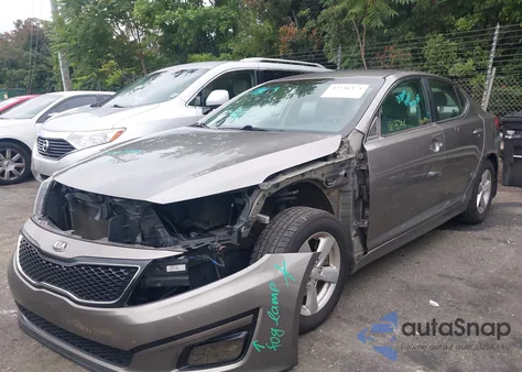 2015 Kia Optima Lx из США, поврежденный, VIN 5XXGM4A73FG504071